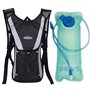 Sporgo Sac à dos d'hydratation de 2 l avec poche à eau : sac à dos étanche sans BPA
