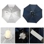 MAGT Pêche Chapeau parapluie, multifonction Protection UV Pliable étanche soleil parapluie pluie Chapeau for Camping Plein air P