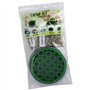 R&R SHOP - Kit Cataire Double Graines - Pot de Germination, 2 Types d'herbe à Chat, stimulante et Digestive, 4 sachets de graine