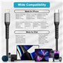 Câble iPhone USB C Lightning 2M [Certifié MFi], Câble USB C vers Lightning Câble Chargeur iPhone Charge Rapide Câble Lightning U