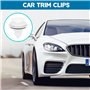 Ensemble de 50 clips de garniture de voiture avec design à coussin en mousse - Pinces pour voiture