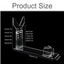 Support Gun Pistol Revolver Arme - 195*50*160 mm acrylique transparent Rack Stand d'armes réglable pistolet jouet Pour Types De 