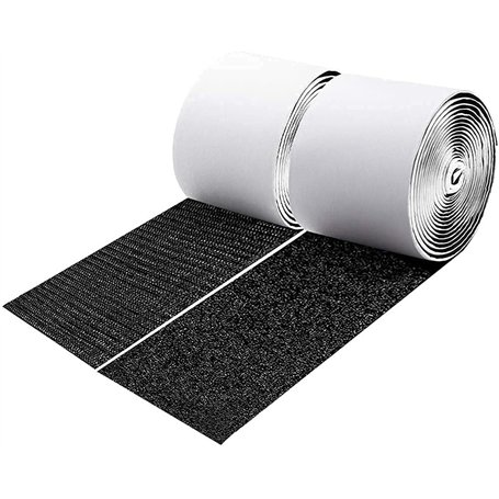 Alnicov Bande de fixation pour pédalier - Longueur 2 m - Largeur 5 cm - Pour pédalier de guitare (crochet + boucle)