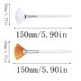 2 Pcs Brosses en Eventail