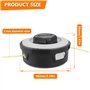 HUAREW AutoCut C3-2 Tête à Fil pour Débroussailleuse STIHL FSA 57 et FSE 52 Bobine Fil C3-2 Tête Faucheuse Accessoires Bobine de