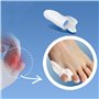 Bunionette Correcteur, 4X Correcteur Petit Orteil Silicone Gel pour Hommes et femmes, Prothese Attelle Bunionette pour Marteau O