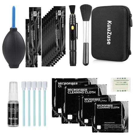 KuuZuse Kit de Nettoyage pour appareils Photo Reflex numériques avec tampons de Nettoyage APS-C