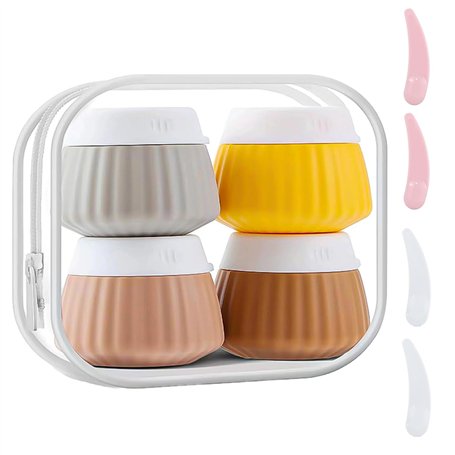 YBCCBY 4PCS Contenants de Voyage pour Produits de Toilette