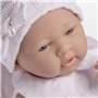 JC TOYS Berenguer - 18053 Poupon réaliste petite fille - tenue rose en tricot avec couverture - 20.57x37.08x18.29 cm