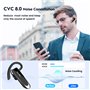 New Bee Oreillette Bluetooth V5.0 Main Libre avec Technologie de Capture de Voix Claire - Kit Invisible pour iPhone Samsung Huaw