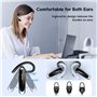 New Bee Oreillette Bluetooth V5.0 Main Libre avec Technologie de Capture de Voix Claire - Kit Invisible pour iPhone Samsung Huaw