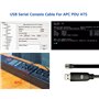 DSD TECH SH-RJ12C Câble série USB vers RJ12 6P4C RS232 pour APC PDU ATS(5.9FT/1.8M)