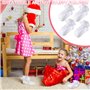 ChAusa 4 Paires Chaussettes à Volants Chaussette Bébé Fille en Dentelle,Chaussette Fillette pour Ballerine,Chaussettes Princesse