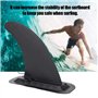 aileron Paddle Gonflable,Surf Piece,Quilla Paddle Board,Aileron Paddle Aileron pour Paddle Planche À Voile Fin Surf Fin Ensemble