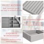 6 Pcs Plateaux Rangement, Peut Stocker/Afficher, Organisateur Tiroir a 6 Tailles Différentes, Plateau Bijoux Velour pour Bague/C