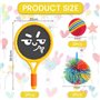 Raquette Badminton Enfant Balles et Raquettes de Plage Plastique Jeu de Raquette Légères