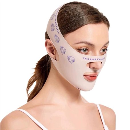 Masque visage liftant réutilisable en V