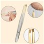NXPUXP Pince À Épiler Les Sourcils Inclinés,Pince À Épiler Professionnelle En Acier Inoxydable Pour Sourcils,Pince À Épiler Prof