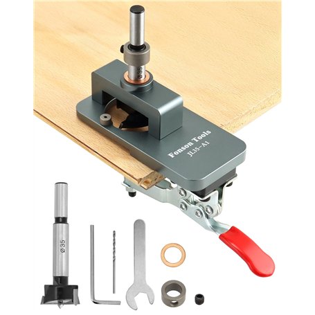 QWORK® Gabarit de charnière 35mm