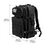 QWORK® Sac à Dos Tactique, Sac à Dos Militaire 45L, Sacs à Dos Sports et Plein Air Oxford 900D, Grand Sac à Dos Hydrofuge, pour