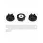 QWORK 3 Pcs Coupleur 9704230 Compatible avec Kitchenaid KSB52/KSB5/5KSB52/5KSB5