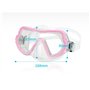 Roysmart Lunettes de plongée pour enfants, masque de plongée, sangle réglable en silicone, anti-fuite, masque en verre trempé po