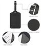 4 Pièces Etiquette Valise, Pu Cuir Étanche Etiquette Bagage Inscriptible et Réglable Etiquette Valise Voyage Avion Pour Valise s