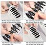 Kyduu 100 pcs No Tie Lacets de Chaussure sans noeud pour Unisexe Enfants et Adultes Shoe Laces élastiques pour Chaussures de Spo