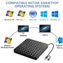 Graveur DVD Externe avec USB3.0 Type-c