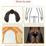 Electrostimulateurs Musculaire fessier, HIPS Trainer Entraîneur électrique de Hanches EMS, Appareil de Fesse Intelligent Portabl
