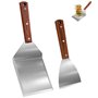 Kureny Set de spatules à Barbecue en Acier Inoxydable