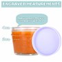 PERMUST 12 Pack Pot en Verre Bebe 60 ml Pot de Conservation Bebe avec Couvercle Hermétique Adapté au Lave-vaisselle,boîtes de co