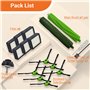 Pièces de Rechange Compatibles avec i-Robot Roomba J7 J7+ J5 J5+ J6 J6+ J8 J8+ J9 J9+ Série i e j – Kit Accessoires avec Roue Av