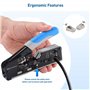 Cable Matters - Outil de sertissage Ethernet modulaire tout-en-un Cat 8 (Outil de sertissage Cat5 Cat6 Cat7 Cat8) pour connecteu