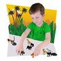 Cubitube - Animaux Sauvages de Deluxebase. 11 pièces de Petites Figurines d'animaux de Safari. Tube de Rangement en Plastique ré