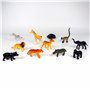 Cubitube - Animaux Sauvages de Deluxebase. 11 pièces de Petites Figurines d'animaux de Safari. Tube de Rangement en Plastique ré