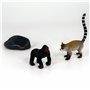 Cubitube - Animaux Sauvages de Deluxebase. 11 pièces de Petites Figurines d'animaux de Safari. Tube de Rangement en Plastique ré