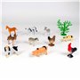 Cubitube - Animaux de la Ferme de Deluxebase. 11 pièces de Petites Figurines d'animaux de la Ferme. Tube de Rangement en Plastiq