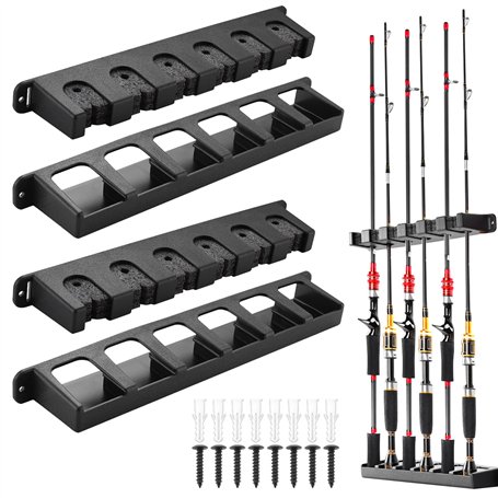 SUNOYA Support mural pour cannes à pêche