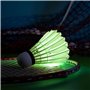 Mitening 6 Pièces Badminton LED, Volant Lumineux Badminton, LED Volant de Badminton Balle, Badminton Lueur Grande Stabilité et D