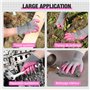 HAUSHOF Lot de 6 Paires de Gants de Jardinage Femme, Gants de Travail Anti-épines avec Enduits de Nitrile, pour Désherbage, Bêch