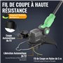 WORKPROX Coupe Bordures sans Fil 20V avec Batterie 4,0Ah, Tête Pivotante à 90°, Tondeuse Coupe-Bordures 2-en-1 Outil de Jardin,