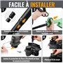 WORKPROX Coupe Bordures sans Fil 20V avec Batterie 4,0Ah, Tête Pivotante à 90°, Tondeuse Coupe-Bordures 2-en-1 Outil de Jardin,