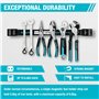 DURATECH 4x Barre Magnétique pour Outils, Barre Aimantée Puissant Accroche Murale Outils, Porte Outils Mural Magnetique pour Mai