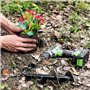 WORKPRO Mèche Jardin Tarière Ø 80 et Ø 40 mm 2 Pièces, Forets de Jardin en Spirale, Outil de Plantation Pratique pour Faire Rapi