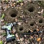 WORKPRO Mèche Jardin Tarière Ø 80 et Ø 40 mm 2 Pièces, Forets de Jardin en Spirale, Outil de Plantation Pratique pour Faire Rapi