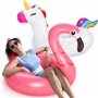 SLOOSH Bouées de Piscine Licorne Flamant Rose – Lot de 2 Jouets gonflables avec Appui-tête, pour Enfants, Plage, été, Piscine, d