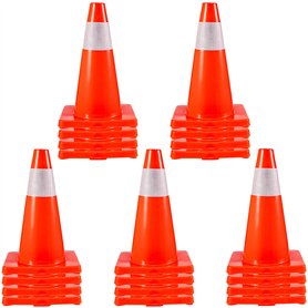 VEVOR Cône Signalisation Réfléchissant 20PCs 45