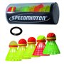 Speedminton Lot de 5 Tubes Speeder Mix-avec 5 Oiseaux différents pour Badminton/crossminton pour Jeux de Plein air Unisexe
