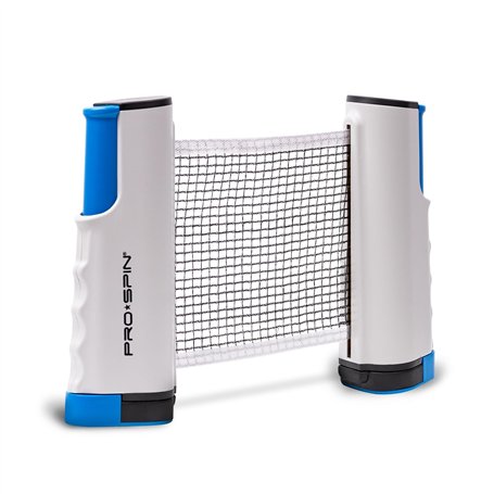 PRO SPIN Filet de Ping Pong Portable pour Jouer Partout - Filet Ping Pong Rétractable pour Toute Table avec Sac de Rangement Pra